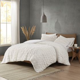 Ruched Fur Down Alternative Comforter Set