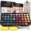 Nicpro Watercolor Paint Set, 48 Water Colors Kit with 8 Squirrel Brushes, Palette, Watercolor Pen, 25 Art Pad Paper, 2 Art Sponges