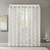 Fretwork Burnout Sheer Curtain Panel(Only 1 Pc Panel)