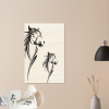 Equestrian Elegance Wood Print Art and Design by HadiArts