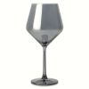 Thyme & Table Angled Wine Glass in Smoke Finish