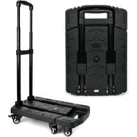 Folding Luggage Cart, Hand Truck, Dolly Cart, Ideal for Travel, Moving, Shopping, and Package Delivery in Offices and More (Load bearing 200KG