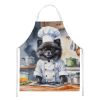 Pomeranian The Chef Apron Cooking Kitchen Server Baking Crafts Gardening for Adult Women Men, Unisex, Large, Multicolor