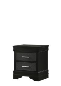 Amalia - Nightstand - Black