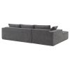 [VIDEO provided][New]111.5*72"Minimalist Style Modular Sectional Sofa,Wrinkle-resistant Chenille Couch Set,L-Shaped Sleeper Sofa Bed for Living Room