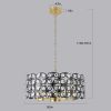 Modern Crystal Chandelier for Living-Room Round Cristal Lamp Luxury Home Decor Light Fixture