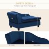 PawHut Luxury Fancy Dog Bed for Small Dogs with Hidden Storage, Small Dog Couch with Soft 3" Foam, Dog Sofa Bed, Cushy Dog Bed