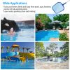 Swinging Pool Skimmer Cleaner Mesh Net Leaf Cleaning Scoop Pool Leaf Rake Debris Skimmer