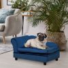 PawHut Luxury Fancy Dog Bed for Small Dogs with Hidden Storage, Small Dog Couch with Soft 3" Foam, Dog Sofa Bed, Cushy Dog Bed