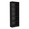 Bookcase 4-Shelves Benzoni, Office, Black