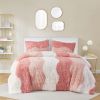 Ombre Shaggy Faux Fur Comforter Set