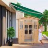 Four person Old fir Far-infrared outdoor sauna room