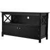 44 Inches Wooden Storage Cabinet TV Stand