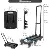 Folding Luggage Cart, Hand Truck, Dolly Cart, Ideal for Travel, Moving, Shopping, and Package Delivery in Offices and More (Load bearing 200KG