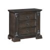 Elegant Design 3-Drawers Nightstand Traditional Vintage Bedroom Furniture 1pc Espresso Finish