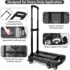 Folding Luggage Cart, Hand Truck, Dolly Cart, Ideal for Travel, Moving, Shopping, and Package Delivery in Offices and More (Load bearing 200KG