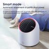 Mini Air Purifiers Portable Desktop Air Freshener HEPA Filter Air Cleaner USB Rechargeble Air Purifiers for Office Desktop Living Dorm Room Smoke Kitc