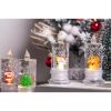 Led Christmas Candles, 4 Pcs Glitter Christmas Flameless Candles