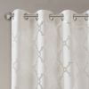 Fretwork Burnout Sheer Curtain Panel(Only 1 Pc Panel)