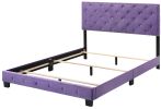 Glory Furniture Suffolk G1402-FB-UP Full Bed , PURPLE