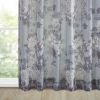 Printed Floral Twist Tab Top Voile Sheer Curtain(Only 1 Pc Panel)