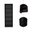 Bookcase 4-Shelves Benzoni, Office, Black