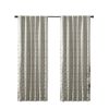 Jacquard Lined Total Blackout Rod Pocket/Back Tab Curtain Panel(Only 1 Pc Panel)