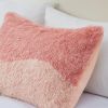 Ombre Shaggy Faux Fur Comforter Set